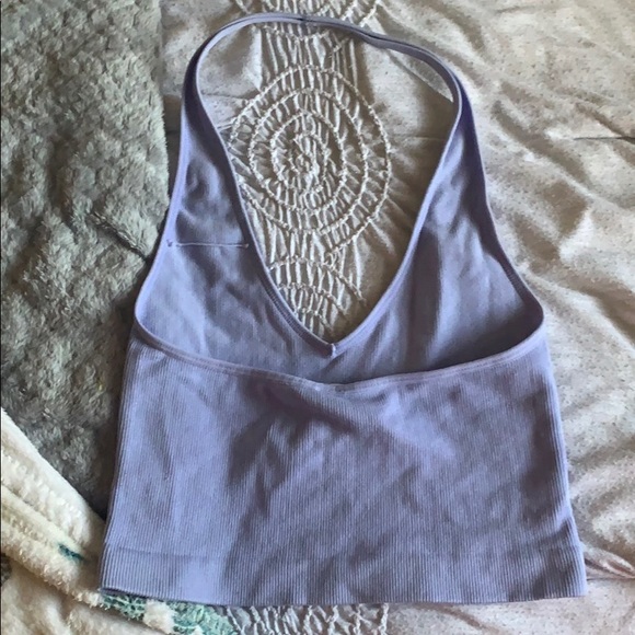 A lavender crop top 💜💜 - Picture 2 of 2